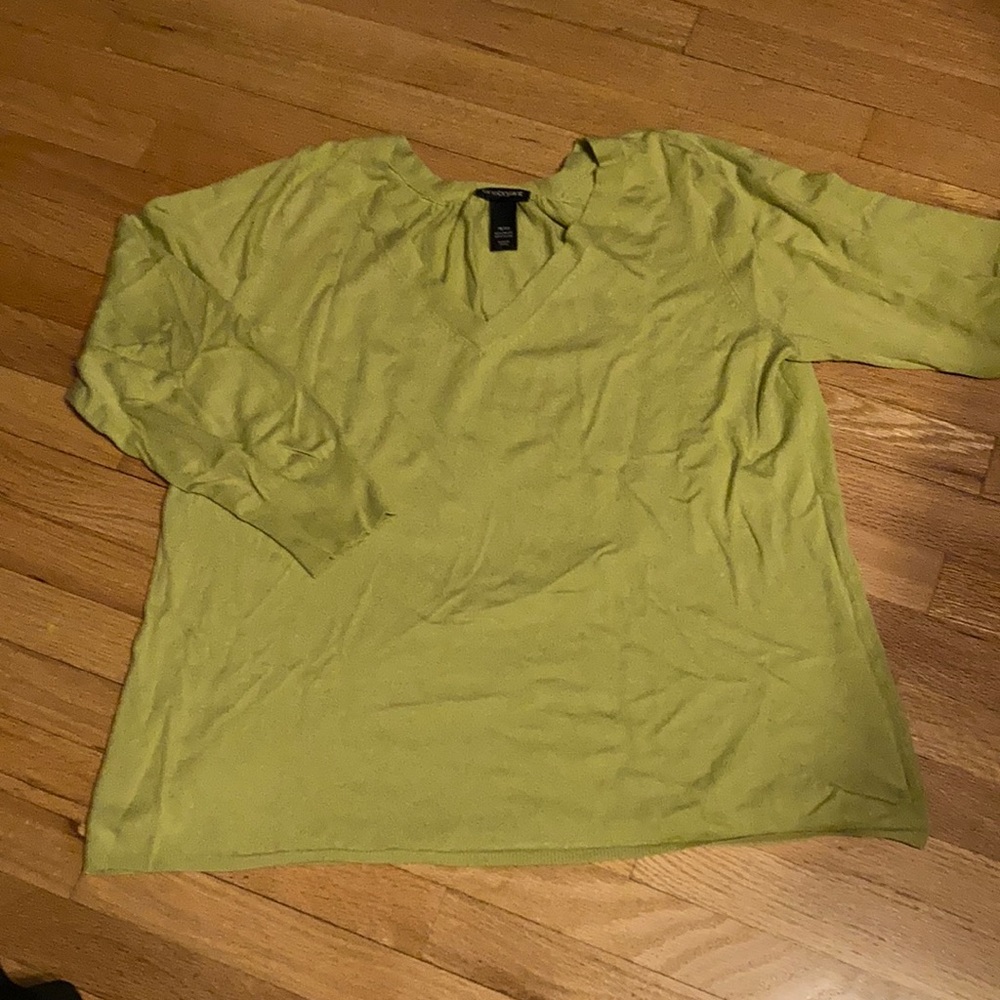 Lane Bryant lime green sweater (18/20)